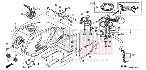 RESERVOIR A CARBURANT CB1300SAA de 2010